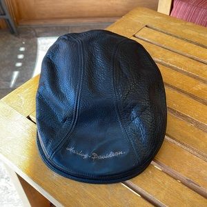 Harley Davidson leather hat